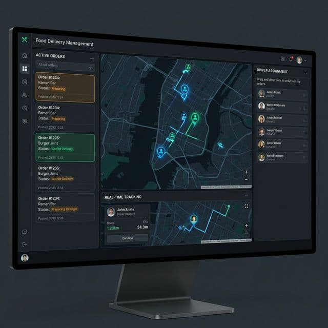 Delivery Management Screenshot