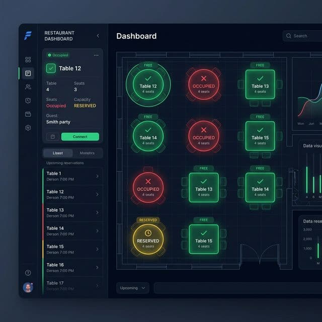 Visual Table Management Screenshot